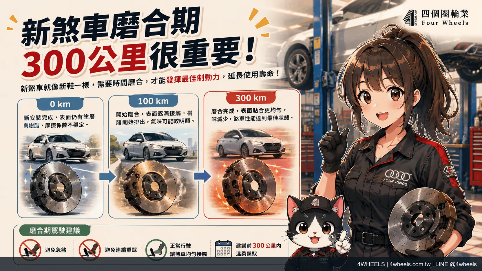 換完煞車有燒焦味正常嗎？先分辨磨合氣味與異常徵兆｜來源圖片 3
